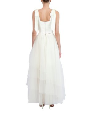 Women's Tiered Ruffle a Line Maxi Skirt