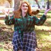 Women Plus Size Casual Mini Skater Skirt Elastic Lining High Waist Basic Flared Skorts Pleated with Pocket