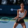 Womens Tennis Skirt High Waisted Golf Skort with 2 Pockets Stretchy Athletic Skirts for Workout Pickleball Running